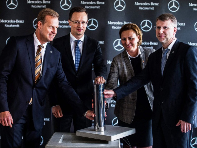 A Mercedes-Benz 185 milliárd forintos beruházást jelentett be Kecskeméten