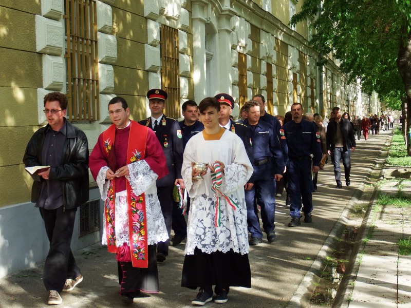 Szentmise a tűzoltókért, Szent Flórián ünnepén