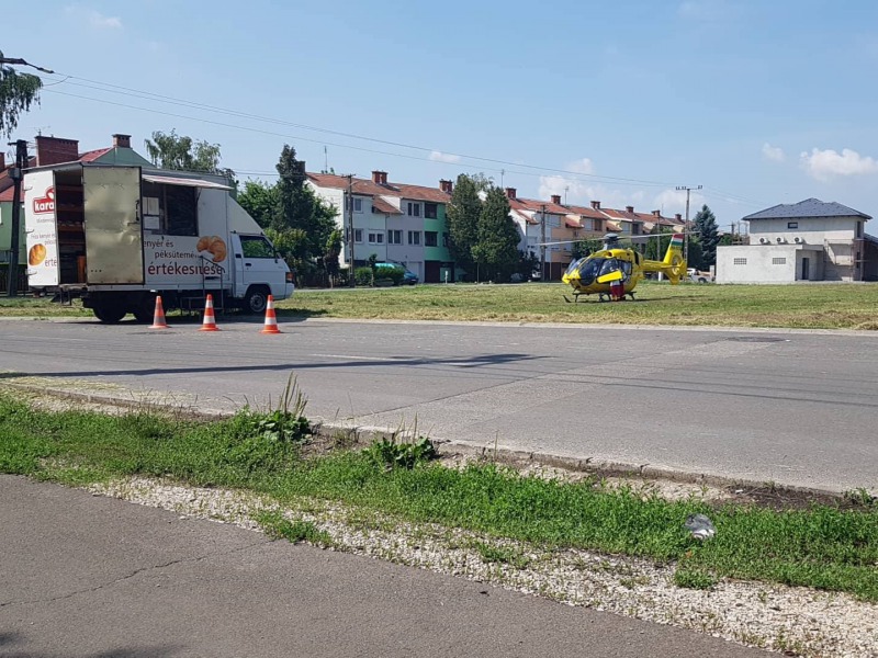 Súlyos kimenetelű gázolás Kalocsán – Helikopteres mentésre volt szükség