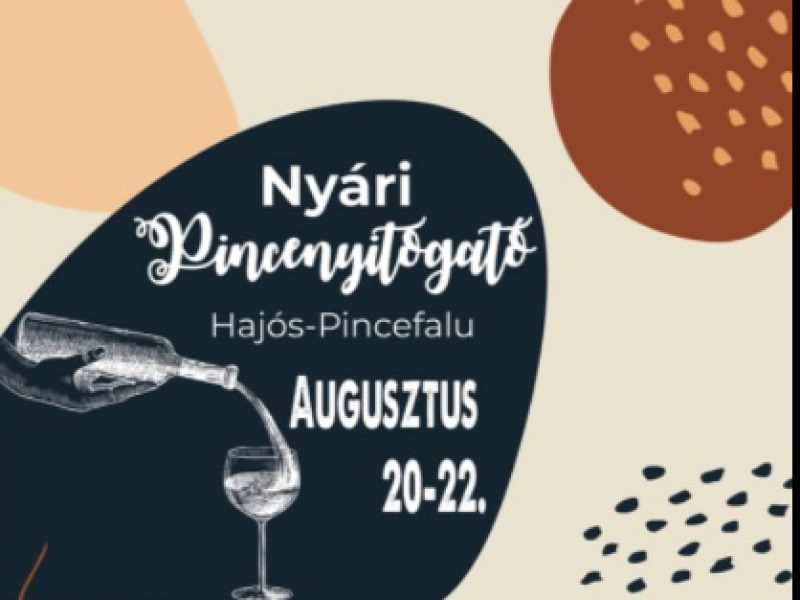 Augusztus 20-21-22. – Nyári Pincenyitogató Hajóson