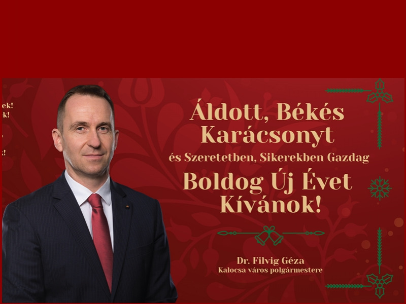 Dr. Filvig Géza karácsonyi köszöntője