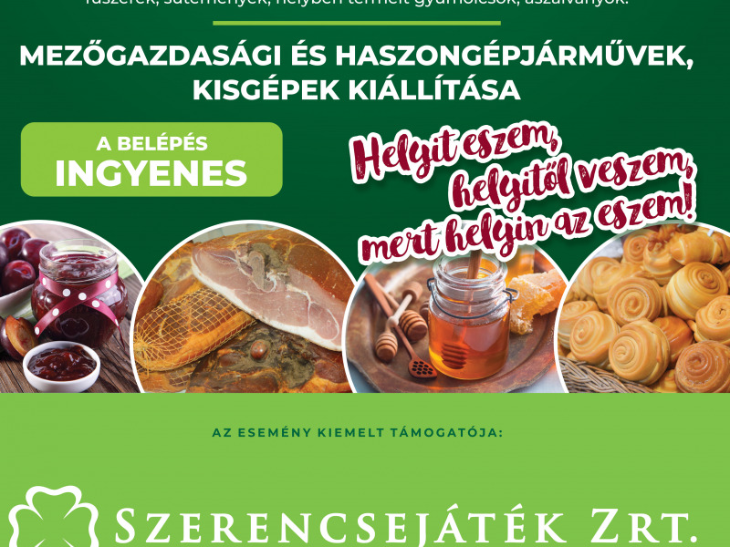 Ma indul a XIII. Duna-Tisza közi Agrár Expo és Gasztronómiai Fesztivál Kiskőrösön