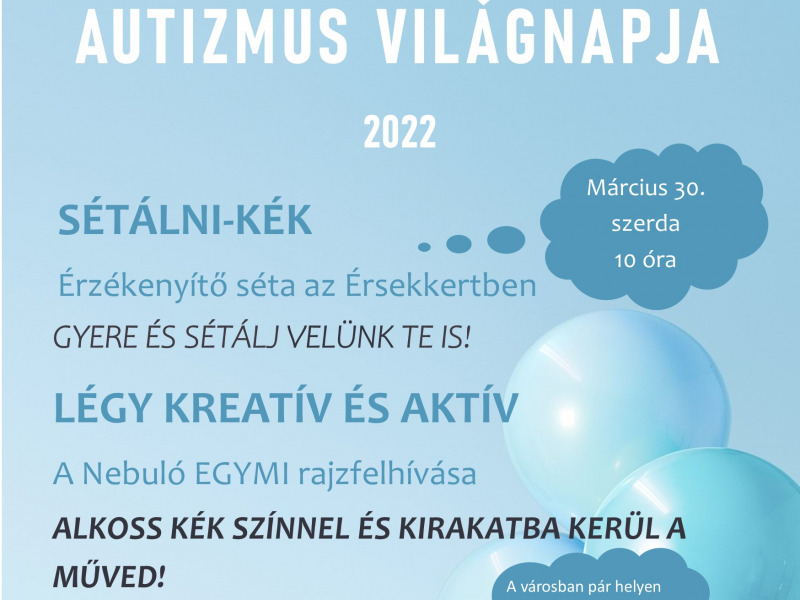 Autizmus világnapja 2022