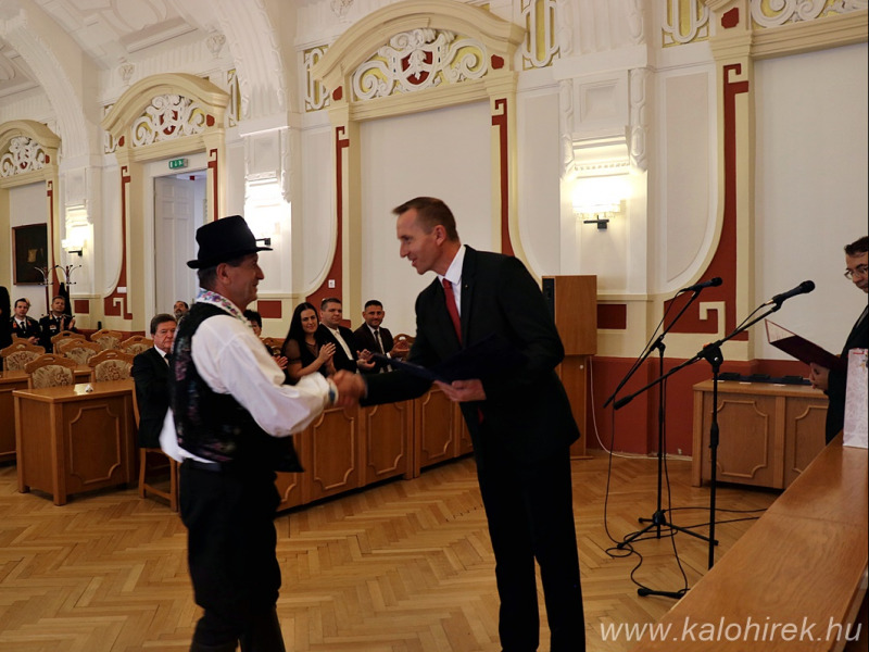 Kalocsa Város Népművészetéért - Király Ilus Díj Tóth József Károly – néptáncos részére 