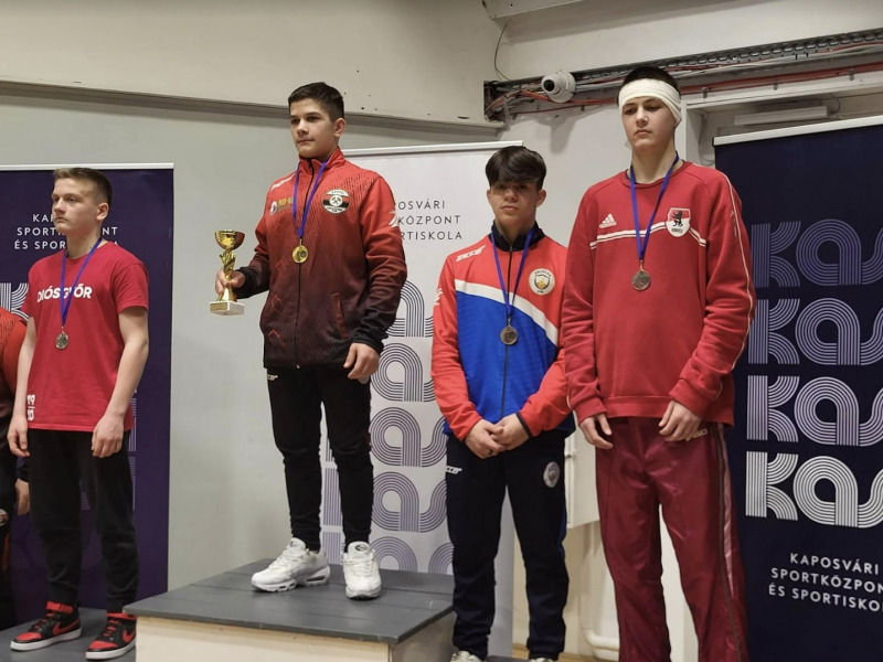 Kálóczi Ricsi bronzérmes az U15-ös válogatón