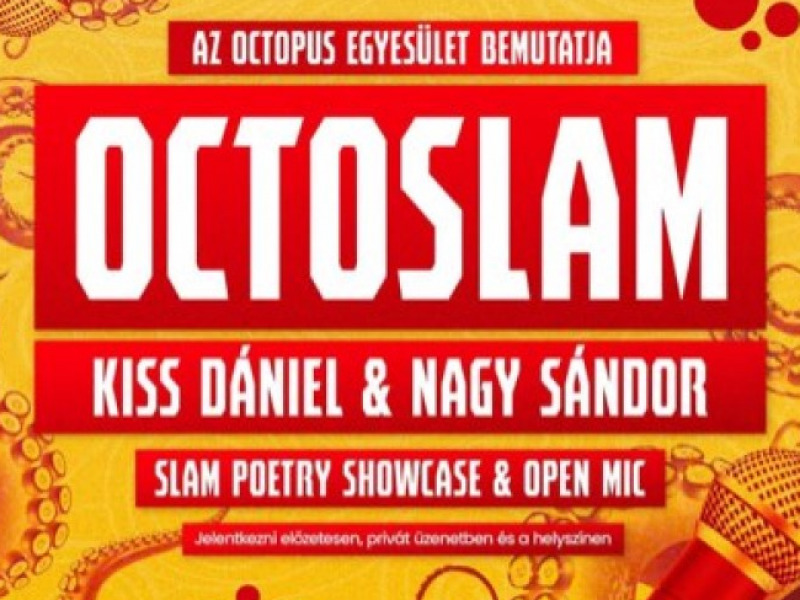 Slam poetry a ’Főkapcsoló Kultúrtérben’ – Az Octopus Egyesület Kalocsára hozza a kortárs líra új műfaját