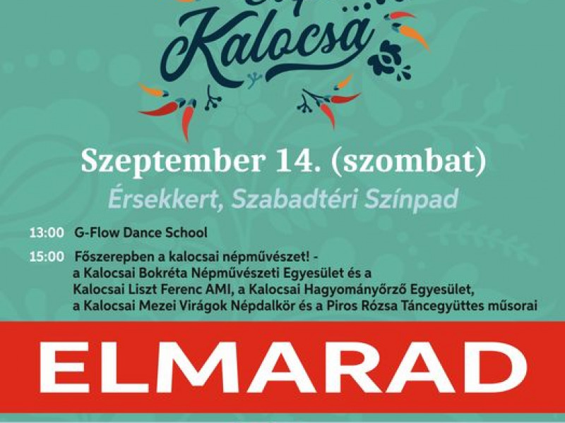 Elmarad a Paprika Nap táncos és folklór programja – A kóstolással egybekötött főzőversenyt megtartják