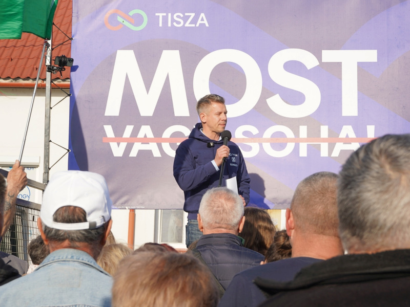 Magyar Péter Hartán: nem lepődnék meg, ha mind a hat körzetet a Tisza nyerné meg Bács-Kiskunban