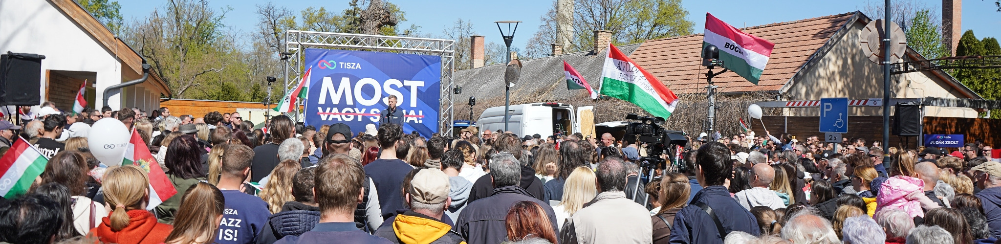 Magyar Péter Kalocsán: ennek a rendszernek vége van, ők is tudják